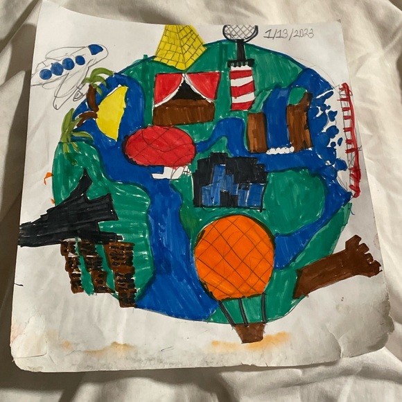 Colorful Hand-Drawn Artwork - Picture 15 of 17